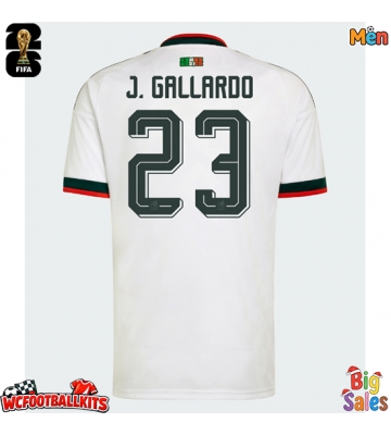 Mexico Jesus Gallardo #23 Replica Away Stadium Shirt World Cup 2026 Short Sleeve